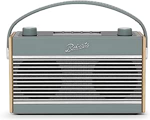 Roberts Rambler BT Stéréo Radio Portable, Dab /FM/Bluetooth, Bleu Ciel