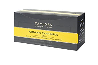 Taylors of Harrogate Organic Chamomile Tea (Pack of 1, Total 100 Bags)