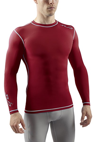 SUB Sports DUAL Mens Compression Shirt - Long Sleeve All Season Base Layer