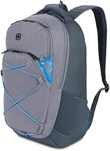 SwissGear 8175 Laptop Backpack, Navy/Grey Heather, 18 Inches