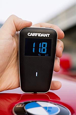 Carfidant milPRO Professional Paint Meter Thickness Gauge for Automotive Car Use - Works on Steel and Aluminum Panels F NF - Detailers, Auto Body, Paintless Dent Repair, & Car Dealers PDR Tools
