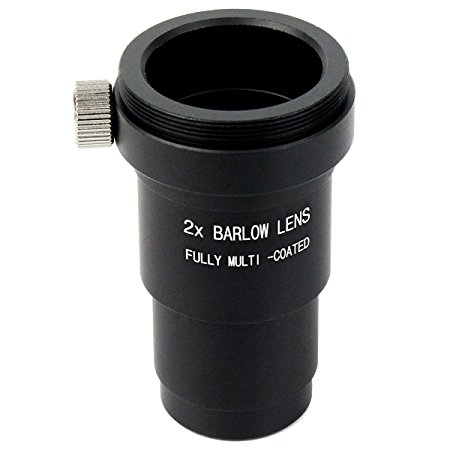 SVBONY Barlow Lens 2x 1.25" Multi Coated Metal with M42x0.75 Thread Camera Connect Interface for Telescope