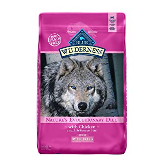 Blue Buffalo Wilderness High Protein Grain Free, Natural Adult Small Breed Dry Dog Food, Chicken 11-lb