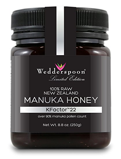 Wedderspoon Raw Premium Kfactor 22 Manuka Honey, 8.8 Ounce