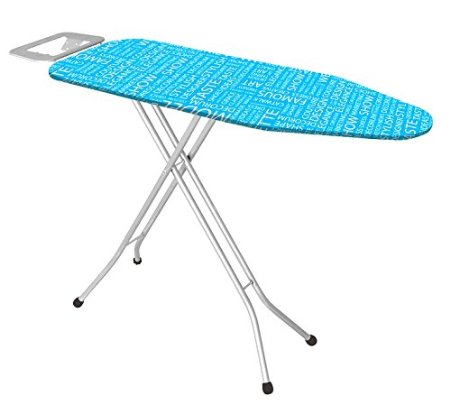 Uniware High Quality Turkey Ironing Board With Iron Rest, Large (Blue, 43 Inch)
