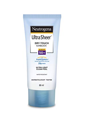 Neutrogena Ultra Sheer Dry Touch Sunblock SPF 50 , White, 88 ml