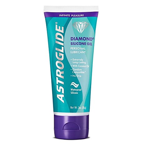 Astroglide Diamond Silicone Gel Lubricant 3 Ounce (1 Pack)