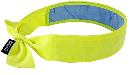 Ergodyne Chill-Its 6700CT Evaporative Cooling Bandana - Tie Closure, Lime