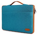 ProCase 13 - 135 Inch Sleeve Cover Protective Bag for Surface Book Macbook Air Macbook Pro Sleeve Ultrabook Notebook Carrying Case Handbag for 13 Macbook Air MacBook Pro Retina Teal  Brown