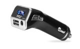 Pyle PLMP2A FM Radio Transmitter with USB Port and AUX Input Car Lighter Adaptor