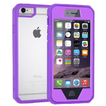 iPhone 6 Case,Korecase Slim Translucent Impact Resistant Flexible Shockproof Bumper and Anti-Scratch Protective Case Cover for Apple iPhone 6 6S (Purple)