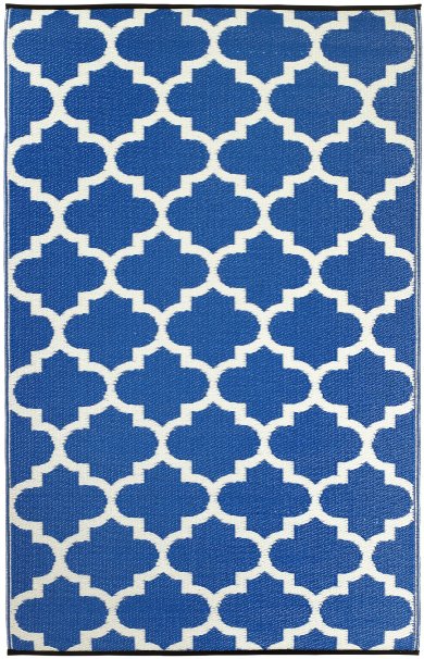 Tangier - Regatta Blue & White (4' x 6')