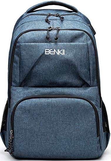 Travel Laptop Backpack, Computer Bag Daypack for Business Women Men & College School Teens Girls Boysv(Navy Blue)