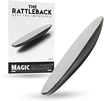 Magic Makers The Rattleback Real Metal Alloy Collectors Edition- Physics Toy Spinning Top