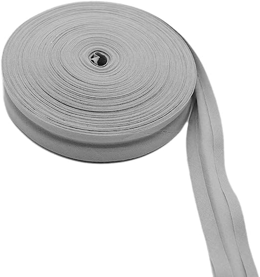 Mangocore Cotton Bias bindnig Tape,Size: 25mm, Width:1",2.5cm,30yds Various Color,DIY Garment Accessories wholesales (Gray)