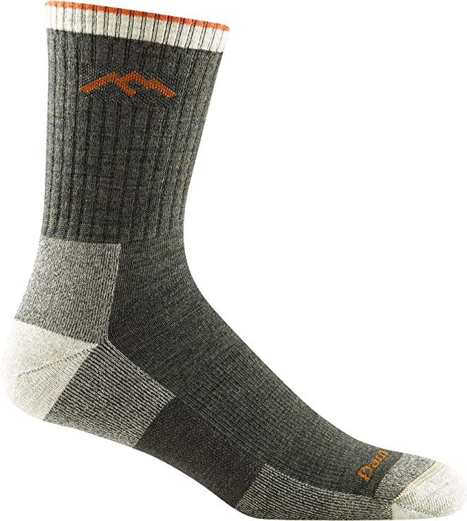 Darn Tough mens Hiker Merino Wool Micro Crew Socks Cushion