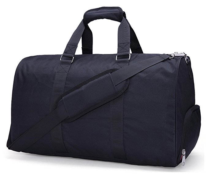 MIER Gym Duffel Bag for Men and Women with Shoe Compartment, Carry On Size, 20inches, Sets of 2