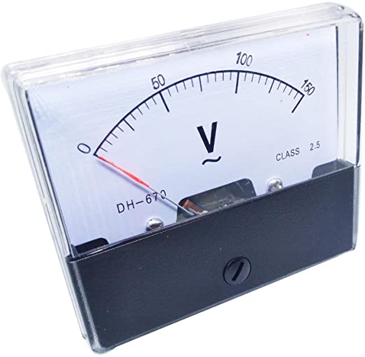 Analog Panel Volt Voltage Meter Voltmeter Gauge DH-670 0-150V AC