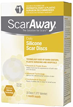 ScarAway Silicone Daily Discs Bandages, 30 Count