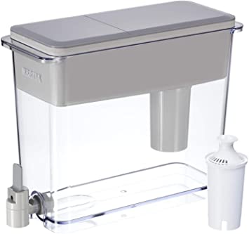 Brita Standard UltraMax Water Filter Dispenser, Gray, Extra Large 18 Cup, 1 Count