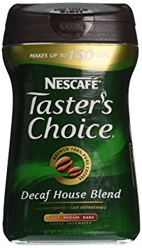 Nescafe Taster's Choice, 100% Pure Instant Coffee Decaffeinated, 10 oz