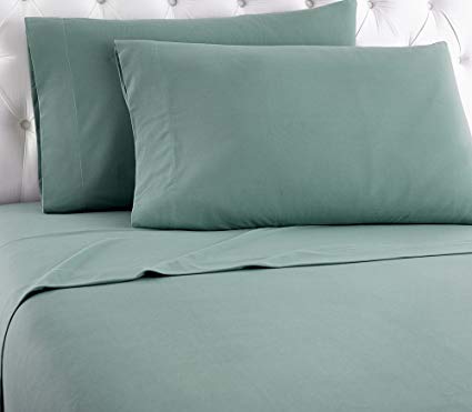 Shavel Home Products Micro Flannel Sheet Set, Full, Spruce