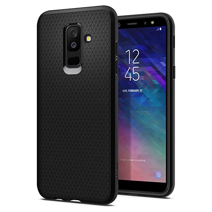 Spigen Liquid Air Armor Designed for Galaxy A6 Plus Case (2018) - Black