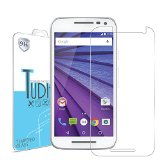 TUDIA Premium Quality HD Ultra Clear Tempered Glass Screen Protector for Motorola Moto G 3rd Gen 2015