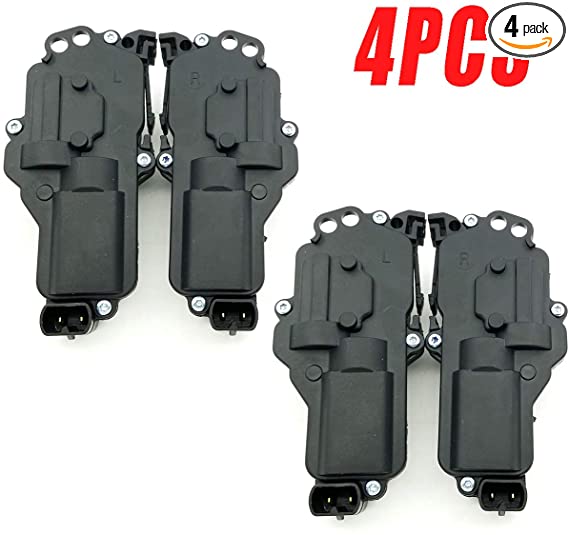 Dade Set of 2 (4 Pcs) Left & Right Power Door Lock Actuators Kit for Ford F150 F250 F350 F450 Excursion Expedition Ranger Mercury Montego Monterey Lincoln 6L3Z25218A42AA 6L3Z25218A43AA