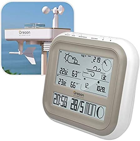 Oregon Scientific WMR500 Professional All-in-One in/Outdoor Weather Station - Monitor Local Indoor & Outdoor Temperature and barometric Pressure