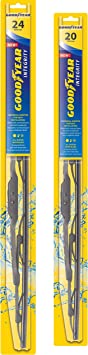 Goodyear Integrity Windshield Wiper Blades, 24 Inch & 20 Inch Set