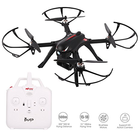 ZANTEC Bugs 3 RC Quadcopter Brushless 2.4G 6-Axis Gyro with Camera Mounts for Gopro/Xiaomi/Xiaoyi Camera
