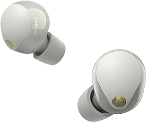 Sony WF-1000XM5 The Best Truly Wireless Bluetooth Noise Canceling Earbuds Headphones with Alexa Built in, Silver (Renewed)