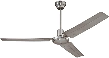 Westinghouse Lighting Industrial 56-Inch Ceiling Fan, Brushed Nickel Finish