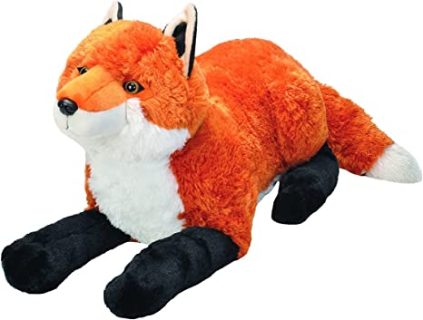 WILD REPUBLIC Jumbo Fox Plush, Giant Stuffed Animal, Plush Toy, Gifts for Kids, 30 Inches