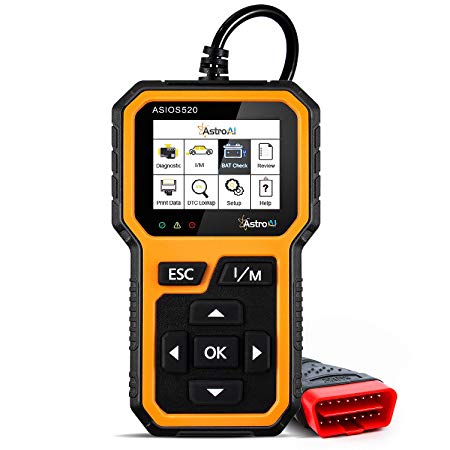 AstroAI OBD2 Scanner Auto OBDII Check Engine Car Code Reader Diagnostic Tool-Friendly Display and Buttons Designed