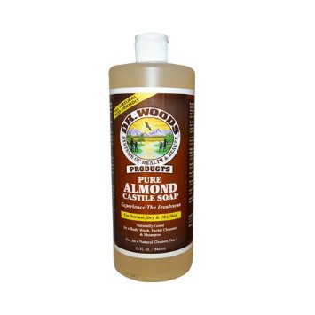 Dr. Woods Pure Castile Soap, Almond, 32 Fluid Ounce