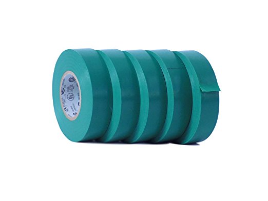 Electrical Tape 3/4" x 66' UL/CSA 10 roll pack several colors.