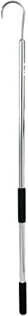 Sea Strike SS448 Silver Anodized Aluminum Gaff 4" Stainless Hook 4'