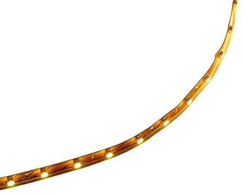 LEDwholesalers 16.4 Feet (5 Meter) Flexible LED Light Strip with 300xSMD3528 and Adhesive Back, 12 Volt, Warm White 3100K, 2026WW-31K