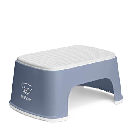 BabyBjörn Step Stool, Deep Blue/White