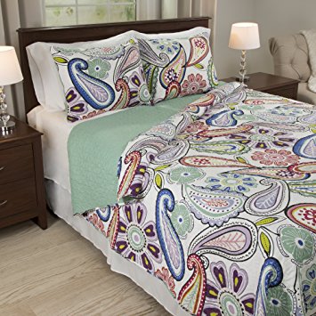 Lavish Home Lizzie 3 Piece Quilt Set - King