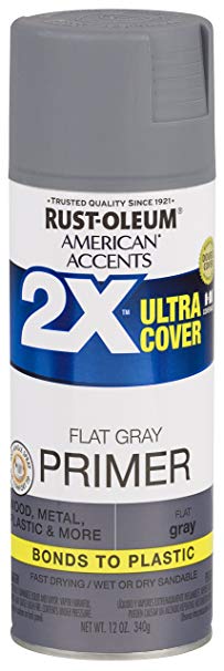 Rust-Oleum 327912 Spray Paint, 12 oz, Gray Primer