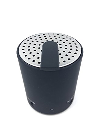 Yooap Mini Bluetooth Shower Speakers 3.0 Waterproof Ultra-portable Wireless Rechargeable for Cellphone PC Laptop with Built-In Mic Powerful for Pool Outdoor Bathroom (cylindrical speakers black)