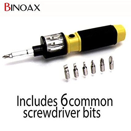 Binoax 6 in 1 Screwdriver Pocket Precision Screwdriver Bit 360 Twist-Bit Twist Bit As See On TV #P00318#