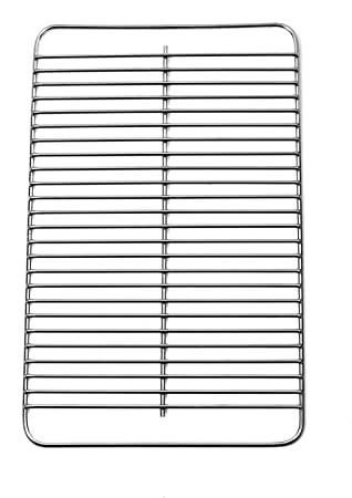 Broilmann 80631 Stainless Steel Cooking Grate for Weber Go-Anywhere, Fits Charcoal and Gas Go-Anywhere Grills, Replacement for Weber 70211 & 3634, 16" x 10"