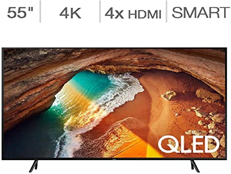 Samsung QN55Q6DRAFXZA Flat 55-Inch QLED 4K Q6DR Series Ultra HD Smart TV