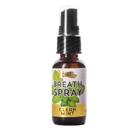 Alcohol Free Natural Breath Spray Clean Mint