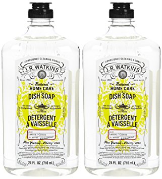 J. R. Watkins Liquid Dish Soap - 24 oz - Lemon - 2 pk