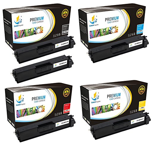 Catch Supplies Replacement TN331 Toner Cartridge 5 Pack for the Brother TN-331 series|2 TN331BK, 1 TN331C, 1 TN331M, 1 TN331Y| compatible with the Brother HL-L8250, HL-L8350, MFC-L8600, MFC-L8850